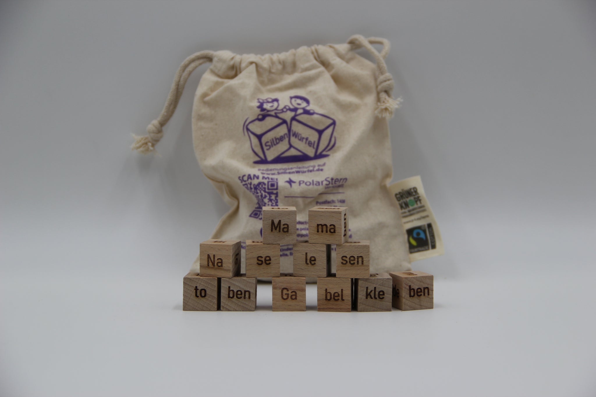 Logopädische Spiele | Lerntherapie | SilbenWürfel Set 1